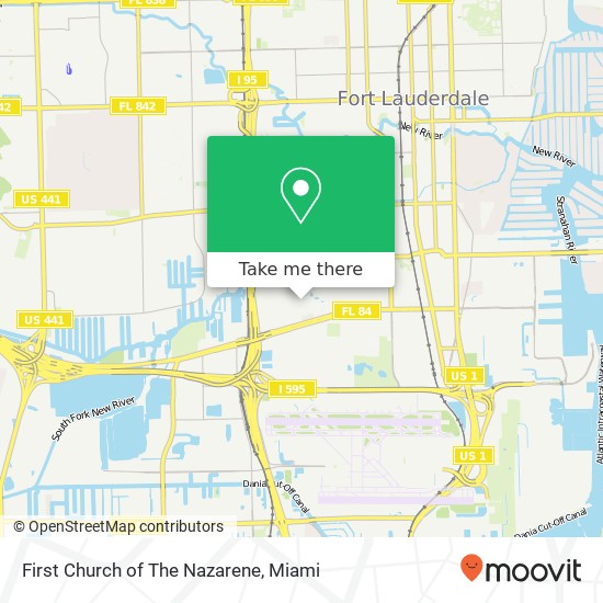 First Church of The Nazarene map