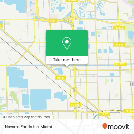 Navarro Foods Inc map