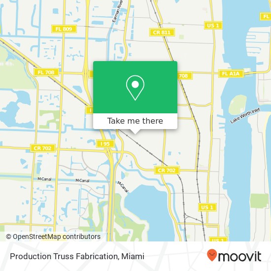 Production Truss Fabrication map