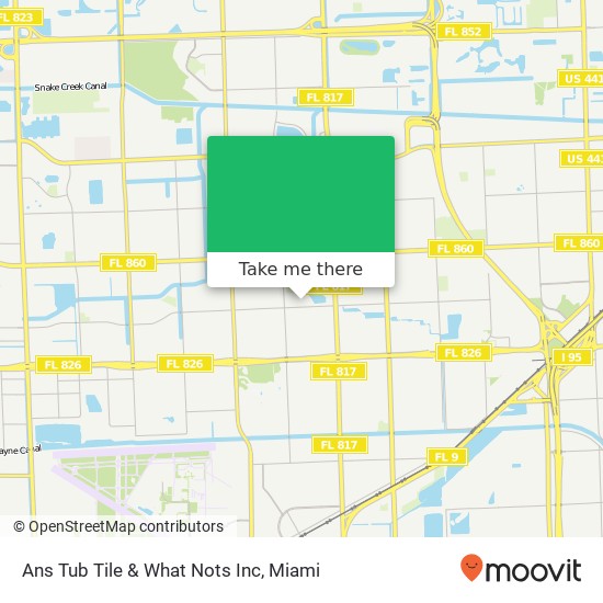 Mapa de Ans Tub Tile & What Nots Inc