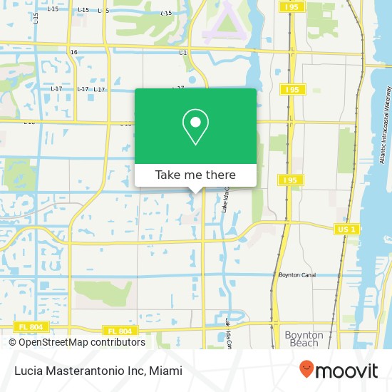 Lucia Masterantonio Inc map