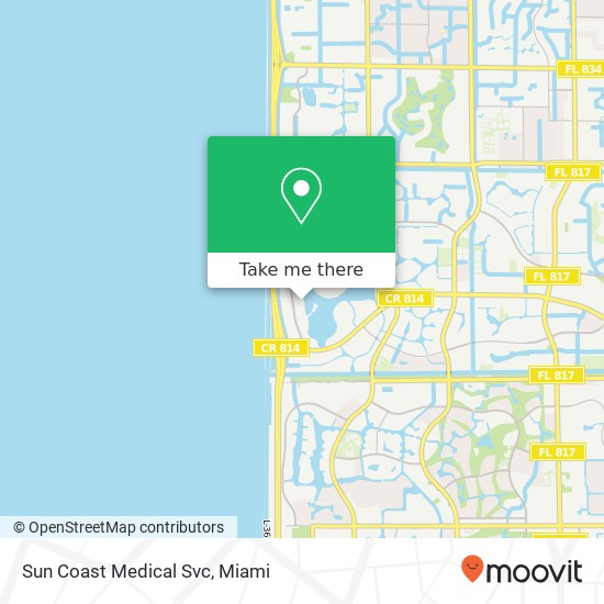 Mapa de Sun Coast Medical Svc