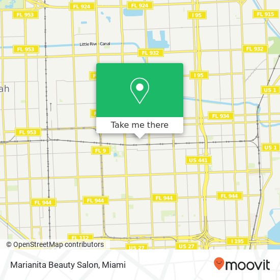 Mapa de Marianita Beauty Salon