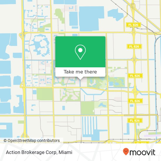 Action Brokerage Corp map