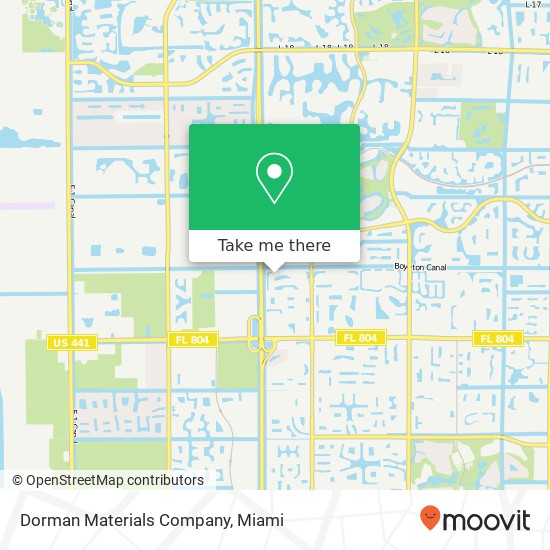 Mapa de Dorman Materials Company