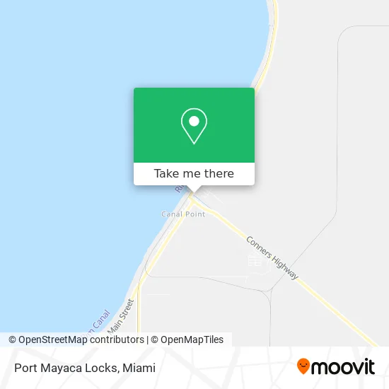 Port Mayaca Locks map
