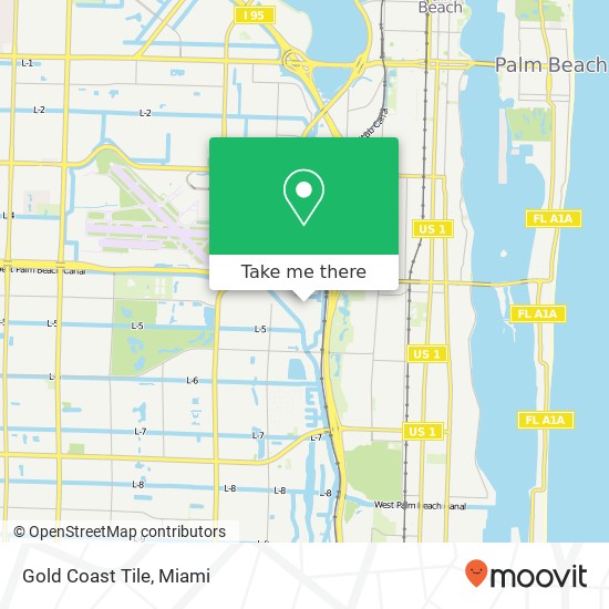 Gold Coast Tile map
