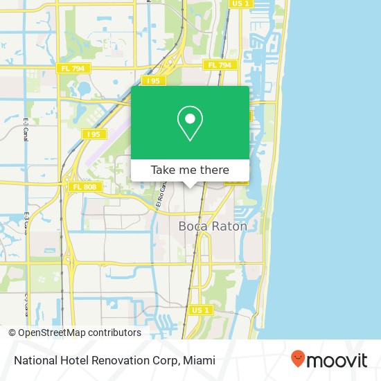 National Hotel Renovation Corp map