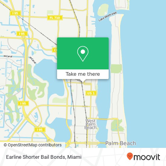 Earline Shorter Bail Bonds map