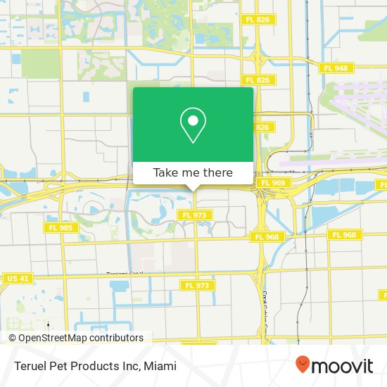 Teruel Pet Products Inc map