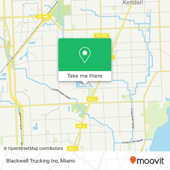 Blackwell Trucking Inc map