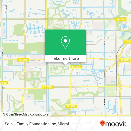 Mapa de Solnik Family Foundation Inc