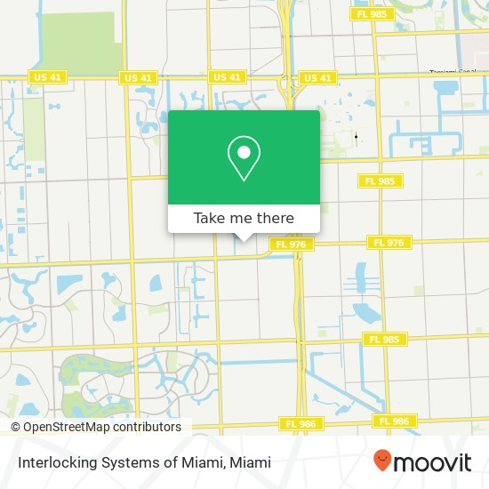 Mapa de Interlocking Systems of Miami