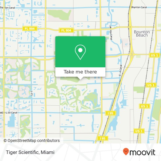 Tiger Scientific map