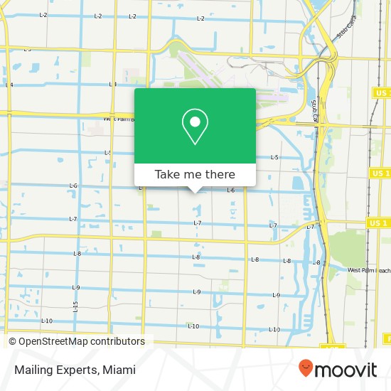 Mailing Experts map