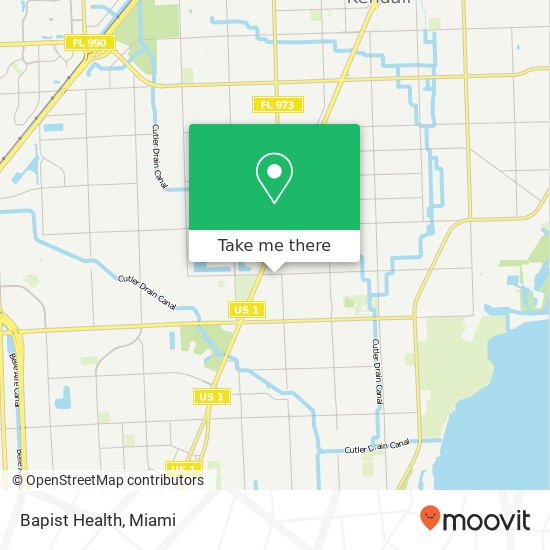 Bapist Health map