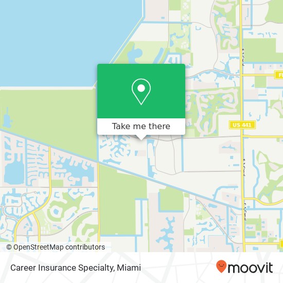 Career Insurance Specialty map