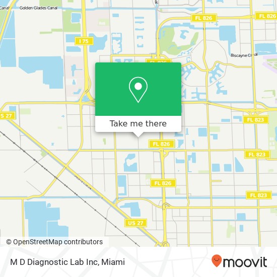 M D Diagnostic Lab Inc map
