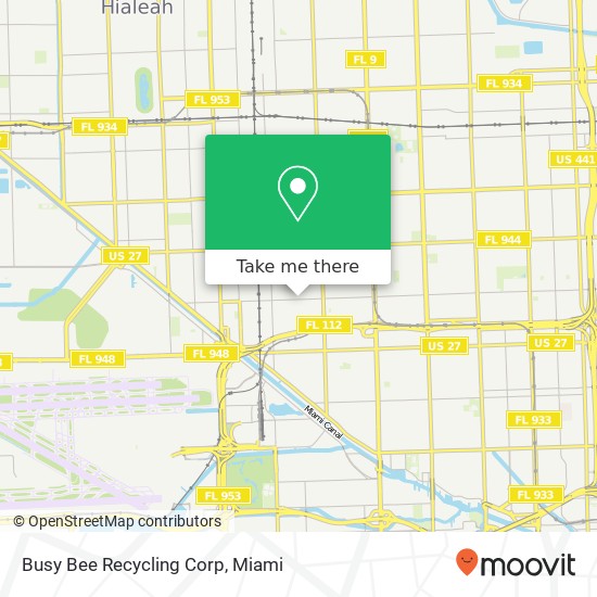 Busy Bee Recycling Corp map