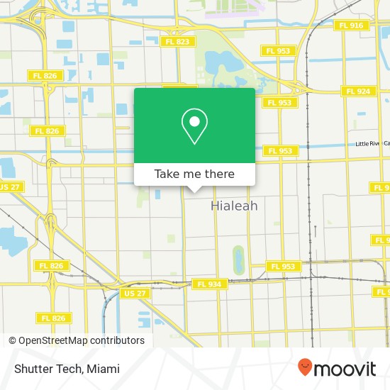 Mapa de Shutter Tech