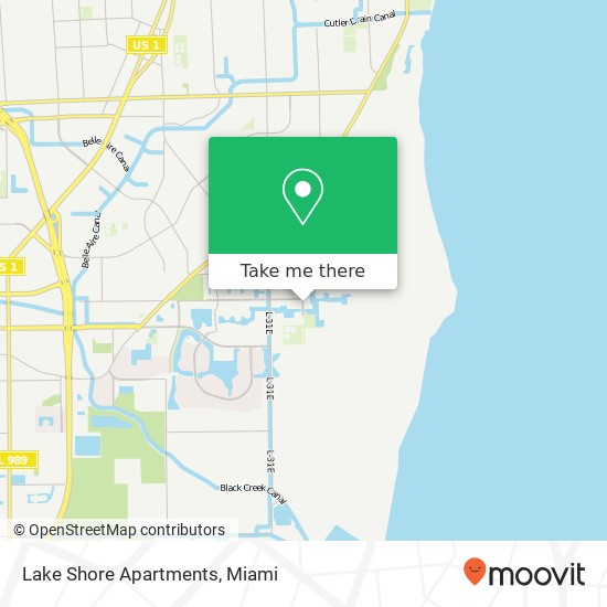 Lake Shore Apartments map