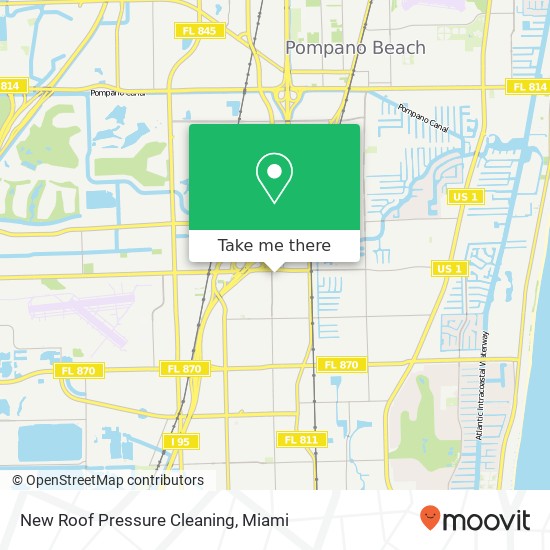 New Roof Pressure Cleaning map