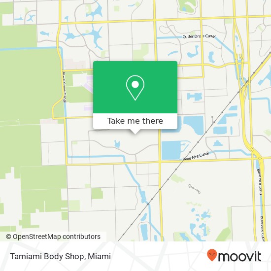 Mapa de Tamiami Body Shop