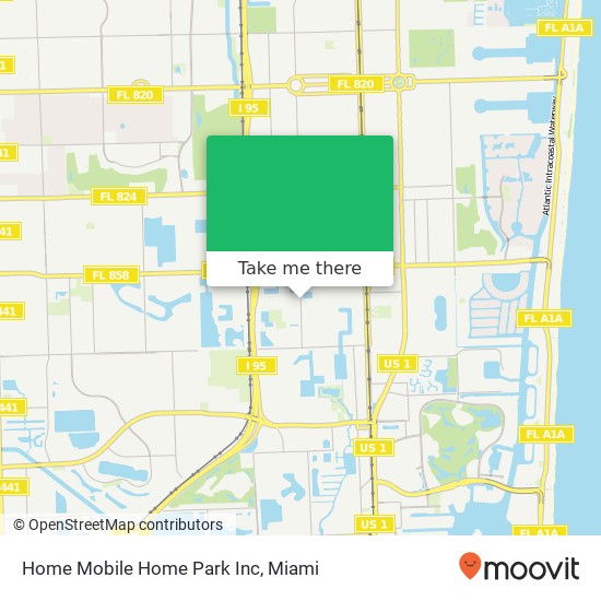 Mapa de Home Mobile Home Park Inc