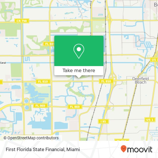 First Florida State Financial map