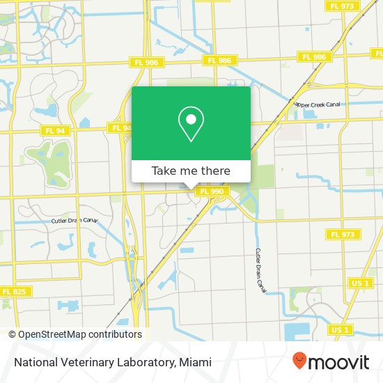 National Veterinary Laboratory map