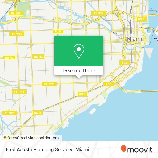 Fred Acosta Plumbing Services map