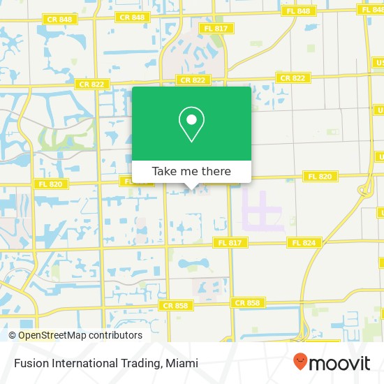 Fusion International Trading map