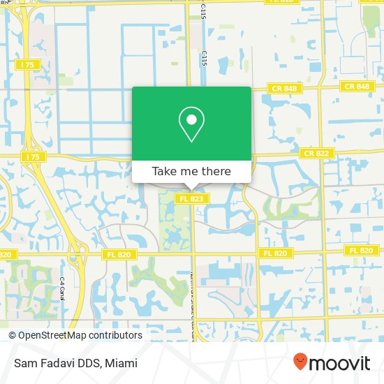 Sam Fadavi DDS map