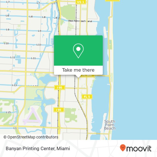 Banyan Printing Center map