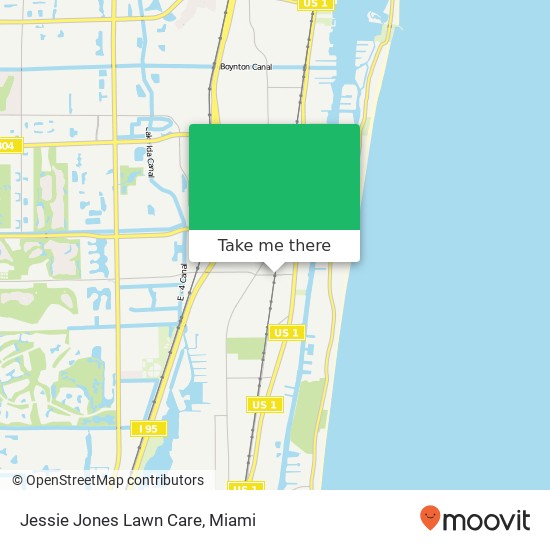 Mapa de Jessie Jones Lawn Care