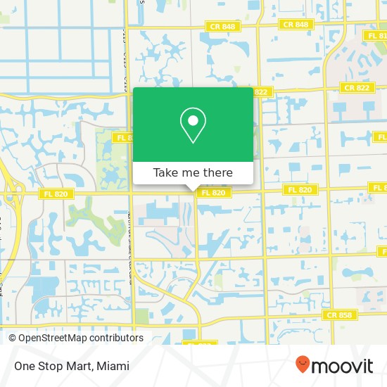 One Stop Mart map