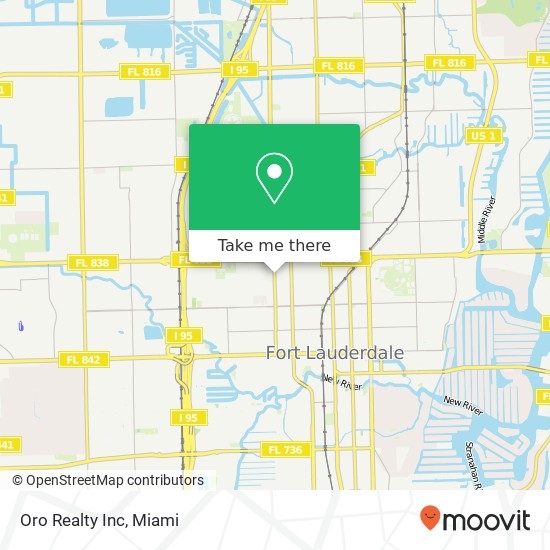 Oro Realty Inc map