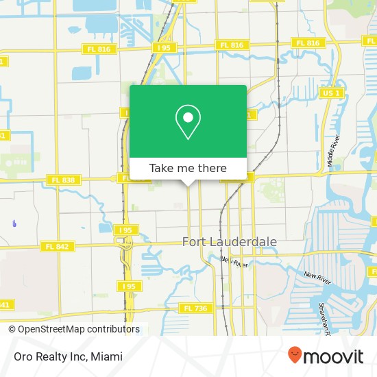 Mapa de Oro Realty Inc