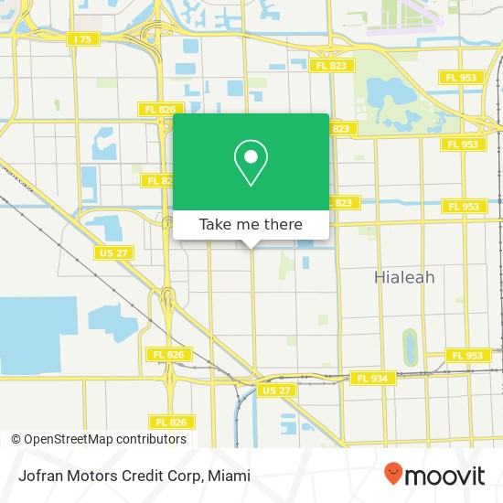 Mapa de Jofran Motors Credit Corp