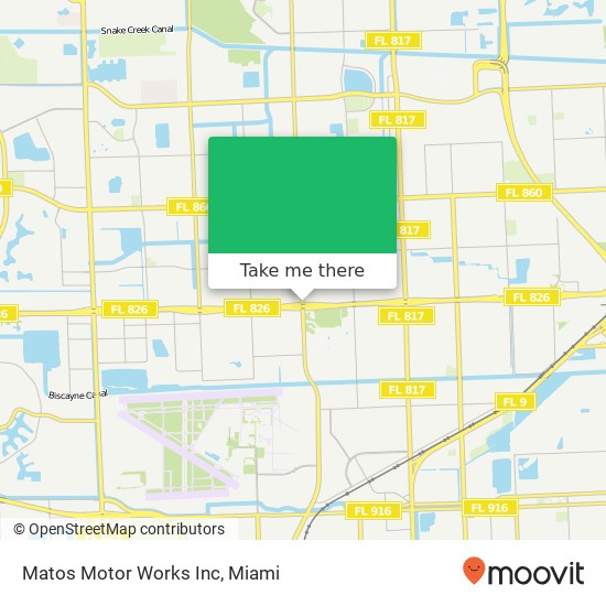 Mapa de Matos Motor Works Inc