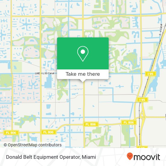 Donald Belt Equipment Operator map