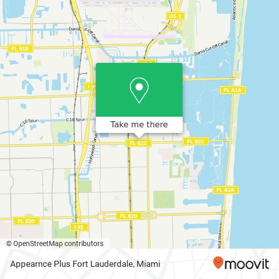 Mapa de Appearnce Plus Fort Lauderdale