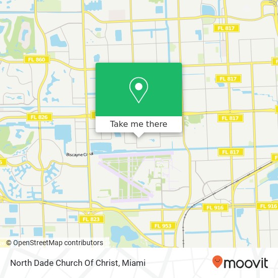 Mapa de North Dade Church Of Christ