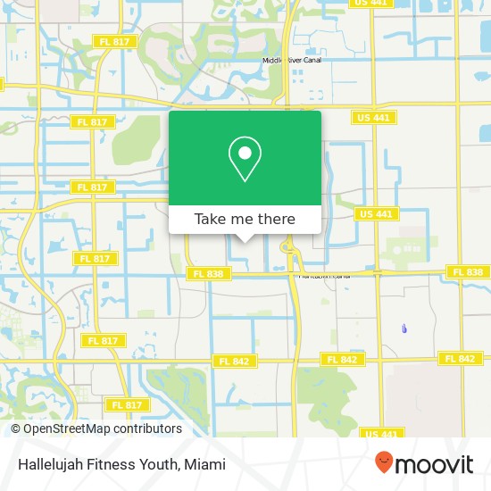 Mapa de Hallelujah Fitness Youth