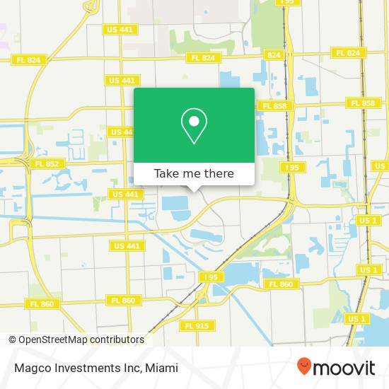 Magco Investments Inc map