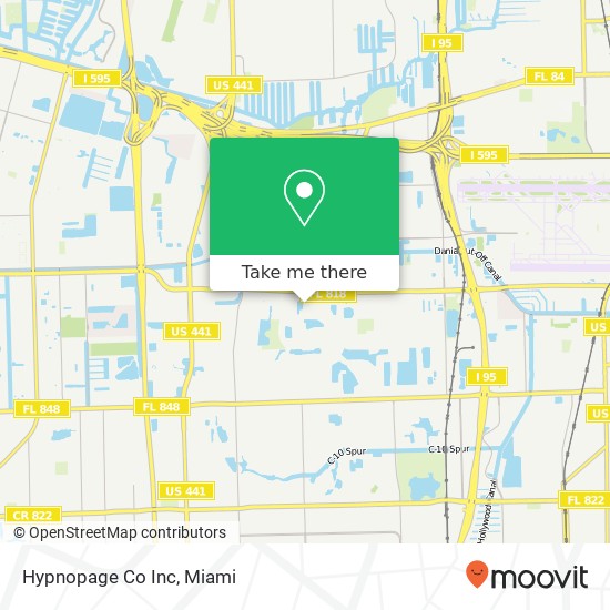 Mapa de Hypnopage Co Inc