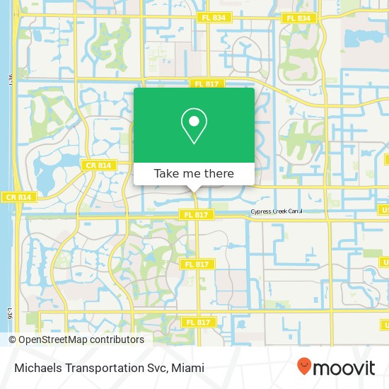 Michaels Transportation Svc map