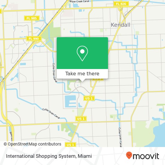 Mapa de International Shopping System