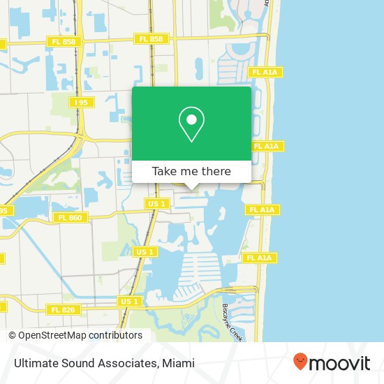 Ultimate Sound Associates map