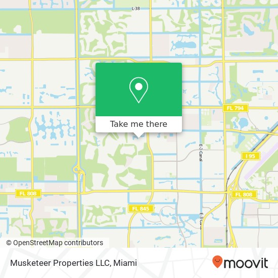 Mapa de Musketeer Properties LLC